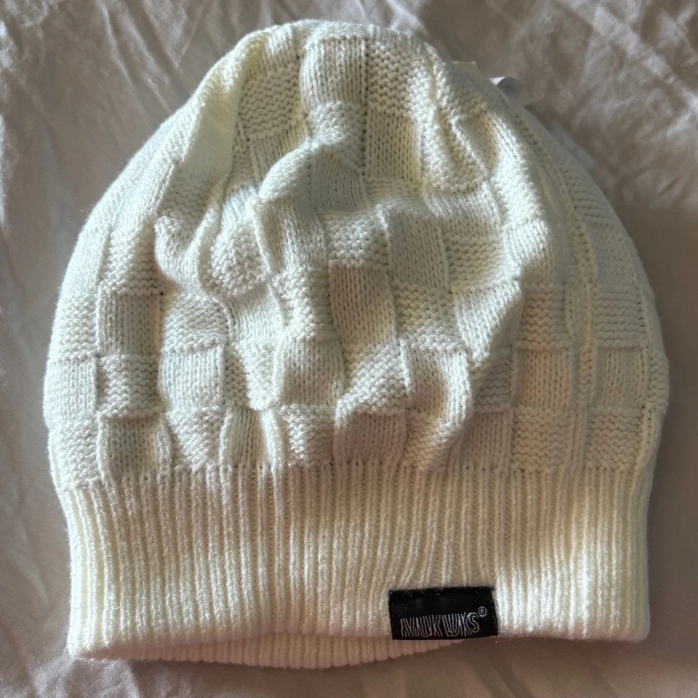 MukLuk Winter Knit Beanie with Nordic Pattern - Kid’s sized - Picture 2 of 4